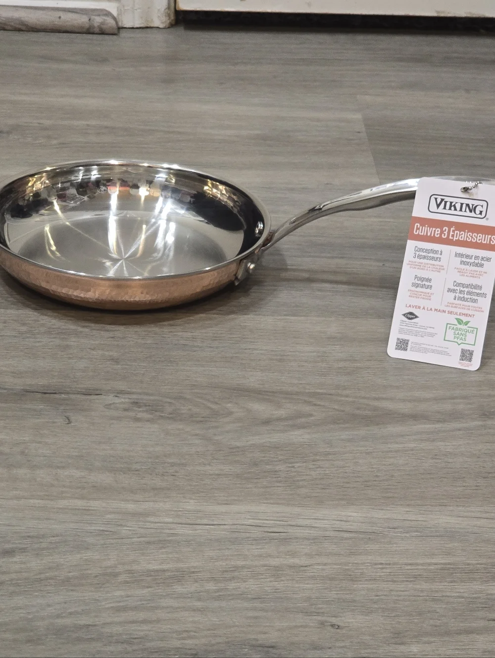 Viking 3-Ply Hammered Copper 8
